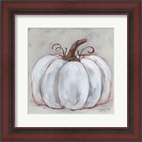 Framed 'Pumpkin Close-Up II' border=