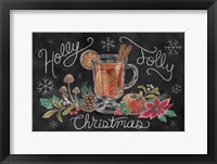 Framed Christmas Chalk VII