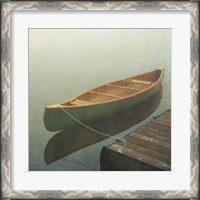 Framed 'Calm Waters Canoe II' border=