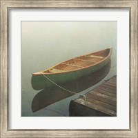 Framed 'Calm Waters Canoe II' border=