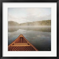 Calm Waters Canoe I Framed Print