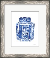 Framed 'Chinoiserie Vase I' border=