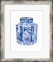 Framed 'Chinoiserie Vase I' border=