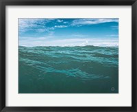 Dominican Oceans I Framed Print