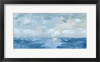 Framed Silver Blue Sea