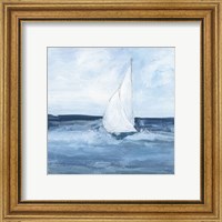 Framed 'Sailboats I' border=