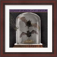 Framed 'Apothecary Noir IV' border=