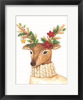 Christmas Deer Framed Print