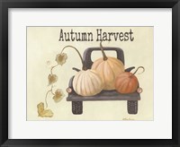 Framed Autumn Harvest Truck