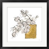 Delicate Gilded Vase IV Framed Print