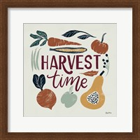 Framed Harvest Lettering I