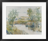 Trees on the Creek I Framed Print