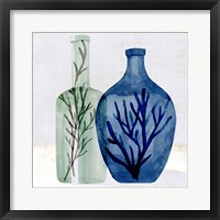 Sea Glass Vase I Framed Print