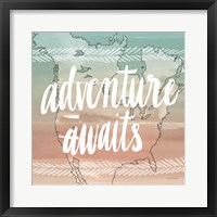 World Traveler IV Neutral Framed Print