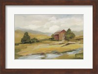 Framed Springtime Farm Neutral