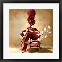 Framed Solo Cellist