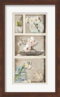 Framed Fleurs et Memoires III