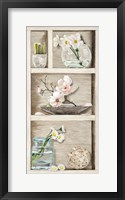 Framed Fleurs et Memoires III