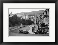 Framed Passing at the 1932 Monaco Grand Prix