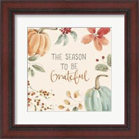 Framed 'Autumn Feel IV' border=