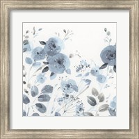 Framed 'Dancing Flowers III' border=