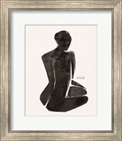 Framed 'Neutral Nudes I' border=