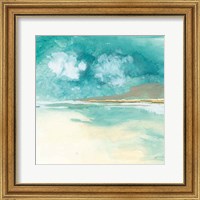 Framed 'Cumulus Emerald I' border=