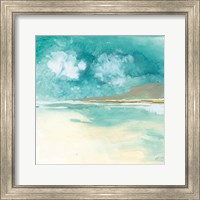 Framed 'Cumulus Emerald I' border=