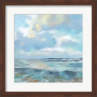 Framed Summer Clouds Light Sq