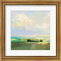 Framed 'Summer Sky IV' border=