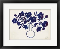 Framed Modern Blue I