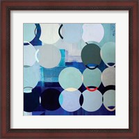 Framed 'Circles No. 3' border=