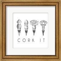 Framed 'Cork It' border=