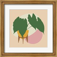 Framed 'Mod Potted Plant 1' border=