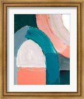 Framed 'Dark Pastel Roundabout I' border=