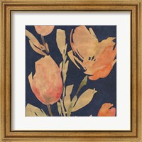 Framed 'Dark Orange Tulips I' border=