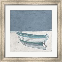 Framed 'Docked Ashore I' border=