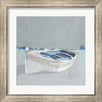 Framed 'Docked Ashore II' border=