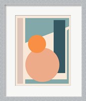 Framed 'Papercut Abstract II' border=