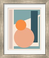 Framed 'Papercut Abstract II' border=