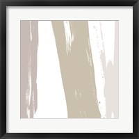 Gray Strokes I Framed Print