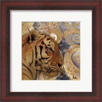 Framed 'Golden Safari II (Tiger)' border=