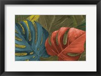 Teal And Rust Forever I Framed Print