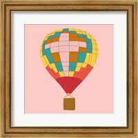 Framed 'Hot Air Balloon I' border=