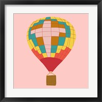 Framed 'Hot Air Balloon I' border=