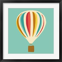 Framed 'Hot Air Balloon II' border=