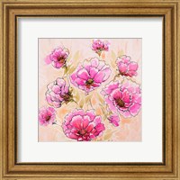 Framed 'Pink Love II' border=