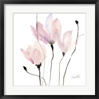 Framed 'Floral Sway II' border=