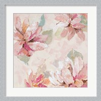 Framed 'Blushing Spring II' border=