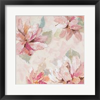 Framed 'Blushing Spring II' border=